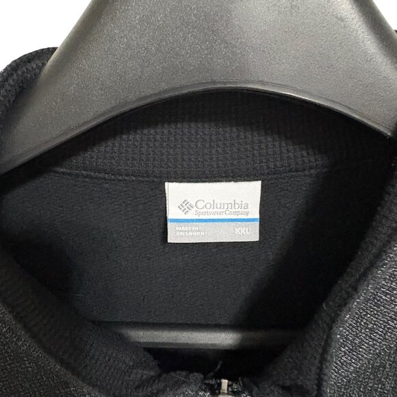 Columbia Sportwear 1/4 Zip Pullover Sweatshirt Mens Size XXL Charcoal Gray - Picture 4 of 6